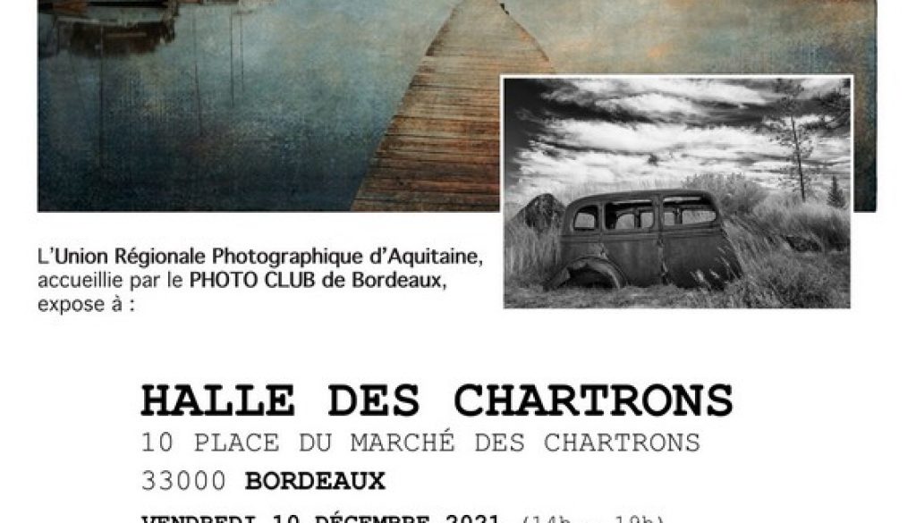 Affiche expo auteurs Bordeaux