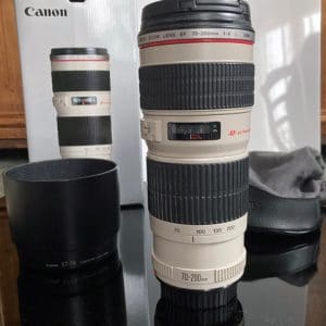 Canon zoom 70-200 (500 €)