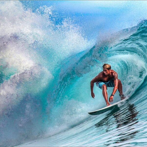 BRACQ Bernard - Surf a Teahupoo