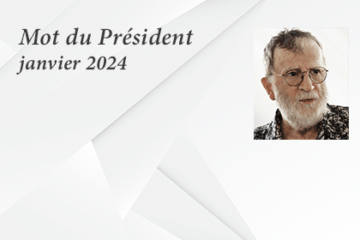 Mot du président - Janvier 2024