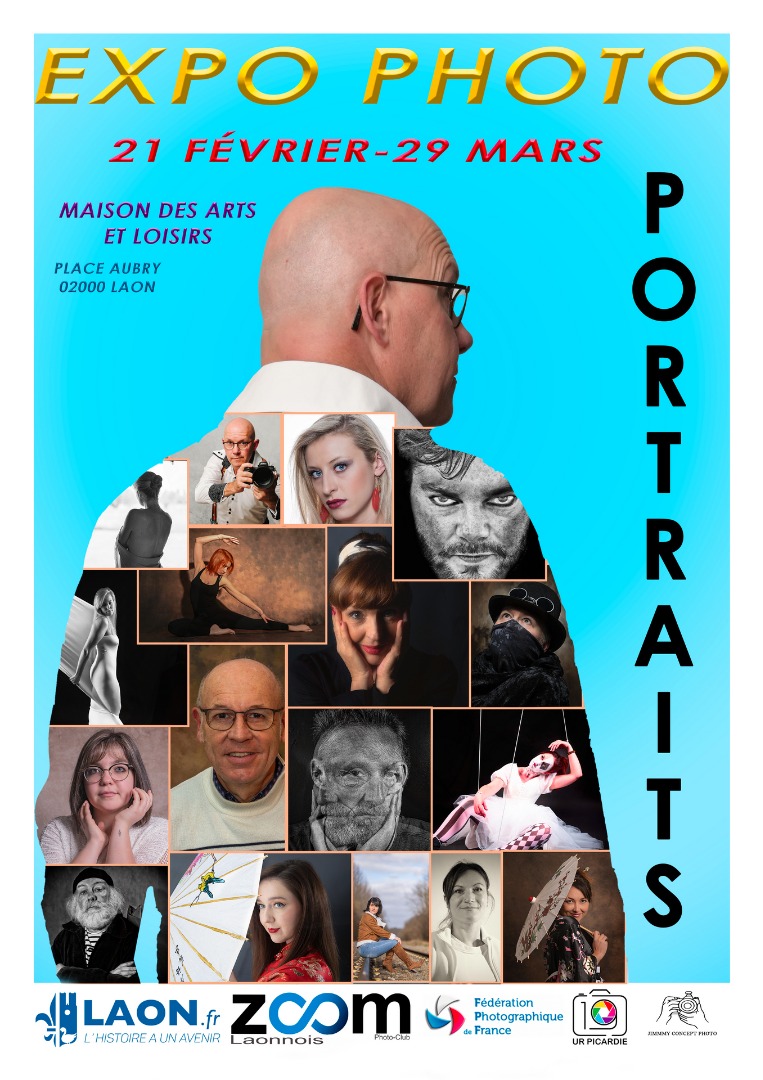 Exposition Portraits - Le Zoom Laonnois