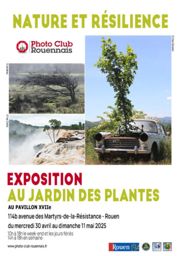 Affiche exposition Nature et résilience