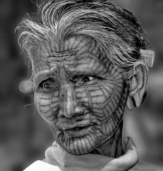 National 2 Papier Monochrome - BERTHON Rémy - Visage tatoué - 3ème place