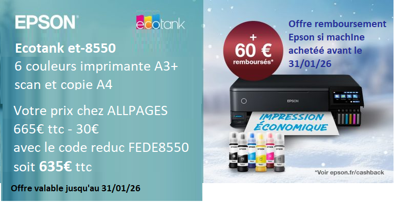 Ecotank et 8550