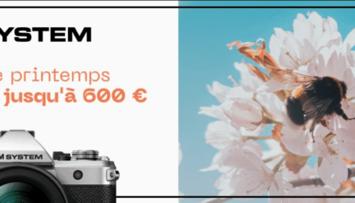 L’offre Cashback de printemps OM SYSTEM