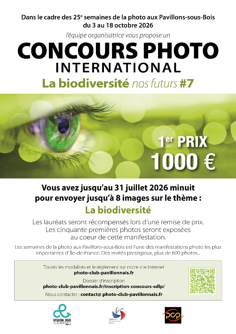 Concours Photo International dans le cadre des 25èmes Semaines de la Photo - Thème: La Biodiversité