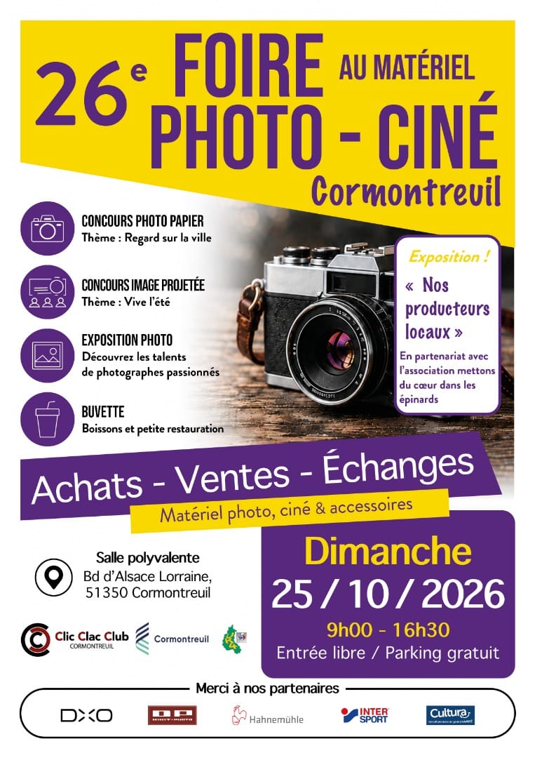 26ème foire au matériel photo-ciné