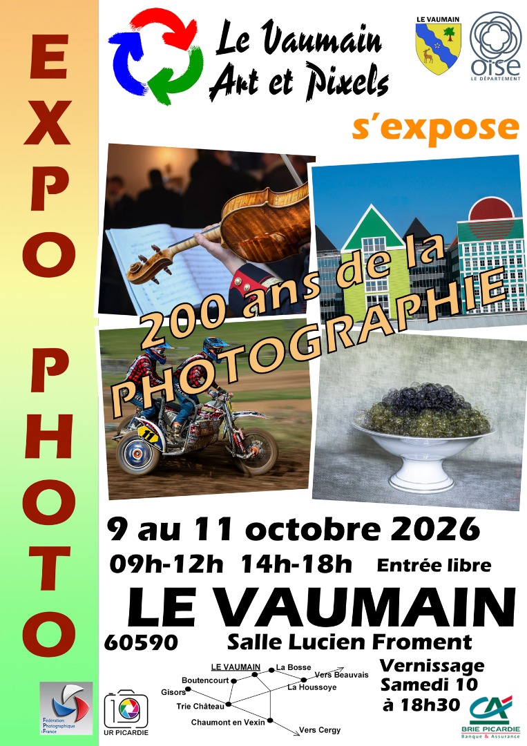 Exposition Photos Le Vaumain Art et Pixels
