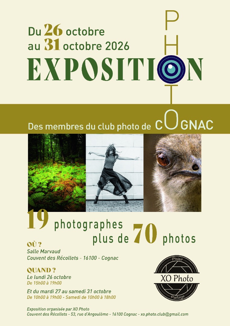 Exposition annuelle du Club XO PHOTO Exposition annuelle du Club XO PHOTO